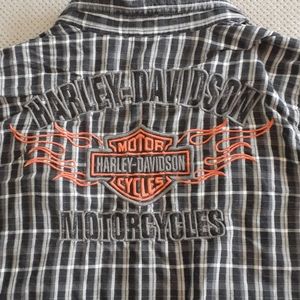 Mens Harley Davidson button down